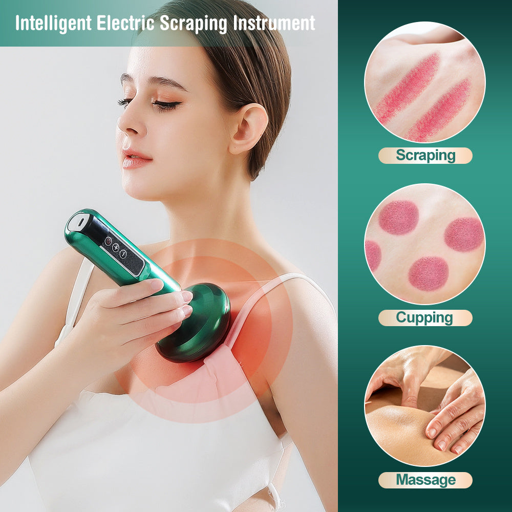 Electric Vacuum Cupping Massager – Anti-Cellulite Body Suction Cup with Gua Sha Function for Fat Burning & Slimming Therapy
