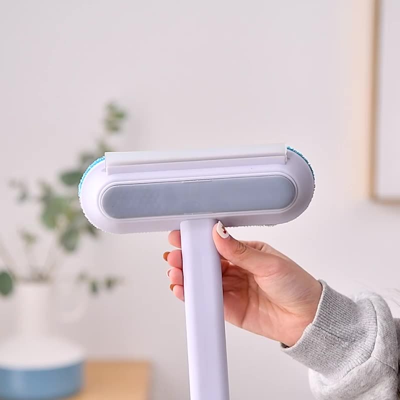 4-in-1 Pet Hair Remover Brush – Dog & Cat Hair Cleaner, Window Screen Cleaning Tool & Multi-Surface Brush