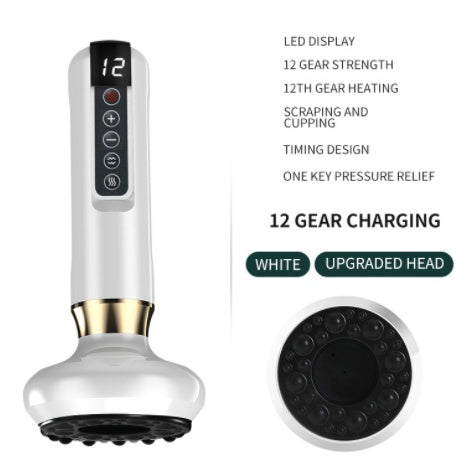 Electric Vacuum Cupping Massager – Anti-Cellulite Body Suction Cup with Gua Sha Function for Fat Burning & Slimming Therapy