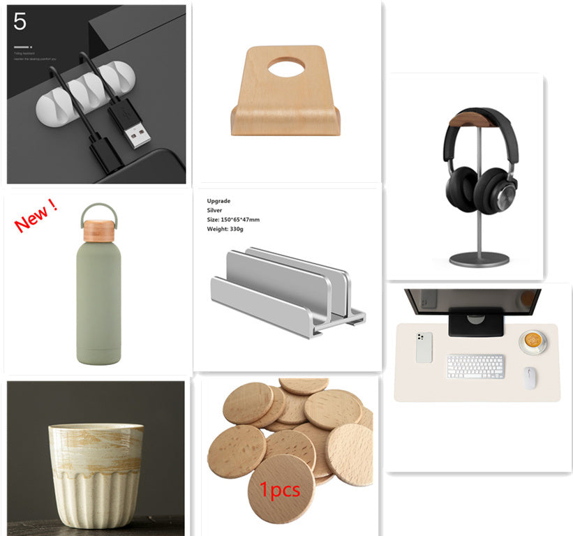 Cable Management Clip – Silicone Wire Organizer for USB, Earphones & Network Cables