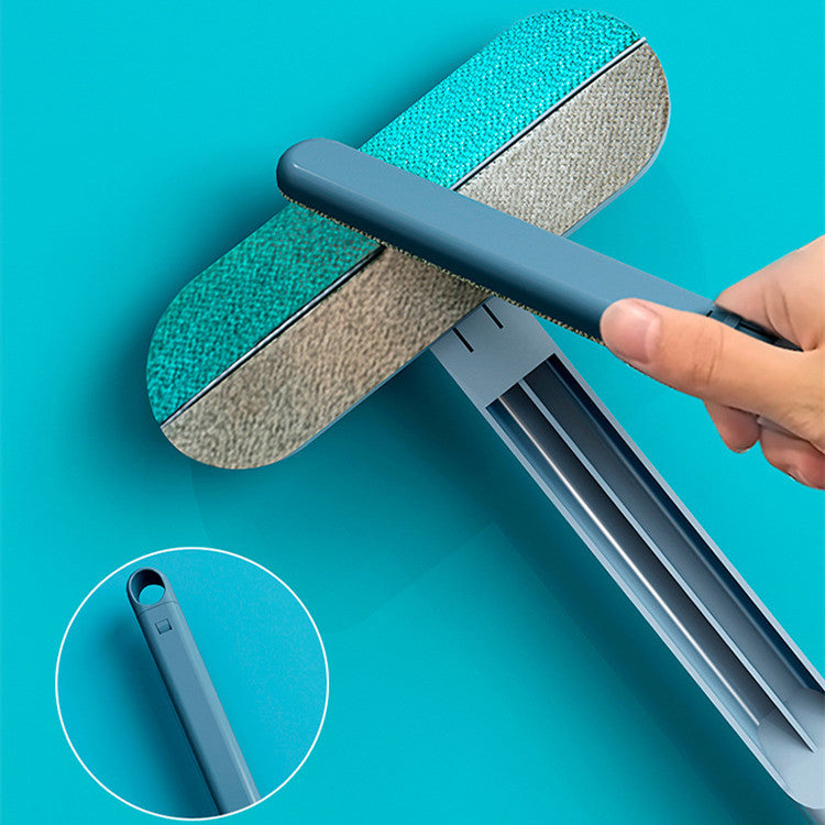 4-in-1 Pet Hair Remover Brush – Dog & Cat Hair Cleaner, Window Screen Cleaning Tool & Multi-Surface Brush